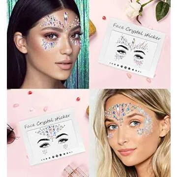 iMethod Face Jewels - Easy to Apply Festival Face Gems