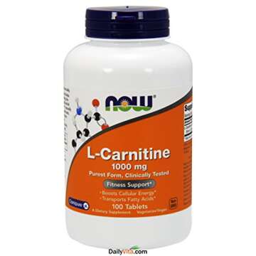 NOW Foods: L-Carnitine Fitness Support 1000mg - 100 Tablets