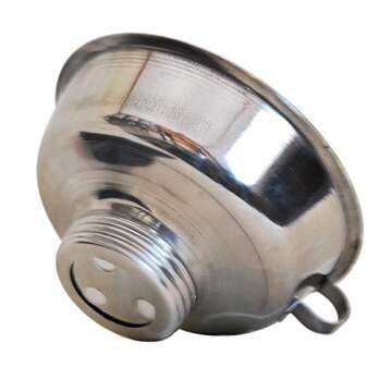 Stainless Steel Mason Jar Milk Strainer for Dairy Goats & Sheep (Mini Strainer)