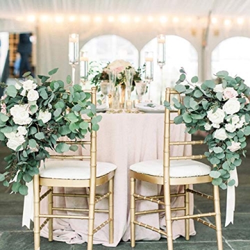 Elegant Faux Eucalyptus Garland 2 Pack for Any Decor