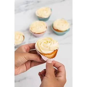 Silicone Kitchen Reusable Baking Cups - 24 Pack in Mini Size