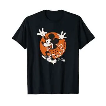Disney 100 Minnie Mouse Excited Since 1928 Vintage D100 T-Shirt