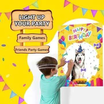 Pin The Tail on The Puppy Dog Party Game for Kids