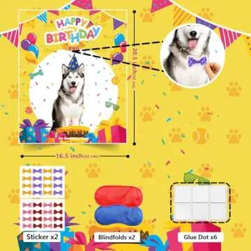 Pin The Tail on The Puppy Dog Party Game for Kids