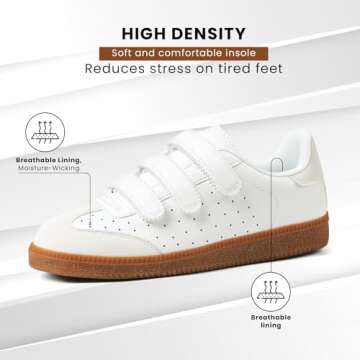 CYNLLIO Sneakers for Women Comfortable Tennis Shoes Non-Slip Lightweight Walking Shoes Casual Fashion Sneakers