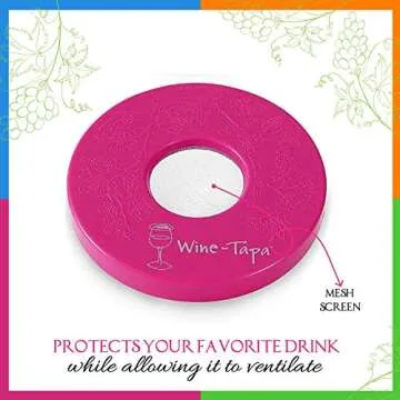 Wine-Tapa Drink Covers - Fun and Functional Bug Protection