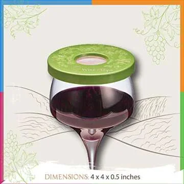 Wine-Tapa Drink Covers - Fun and Functional Bug Protection