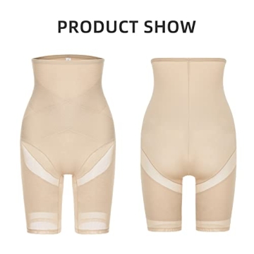 MOVWIN High Waist Tummy Control Body Shaper Shorts