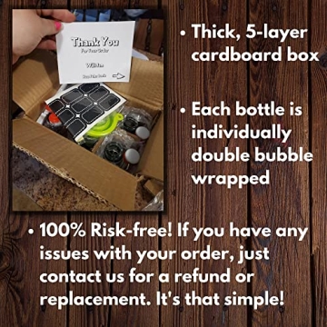 WILLDAN 8.5oz Swing Top Bottles for Homemade Extracts