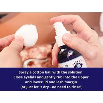 Heyedrate Lid and Lash Cleanser for Eye Irritation and Eyelid Relief, Gentle Hypochlorous Acid Eyelid Cleansing Spray (1 ounce + 2 ounce BUNDLE)