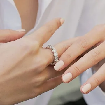 925 Sterling Silver Cubic Zirconia Ring - Eternal Love