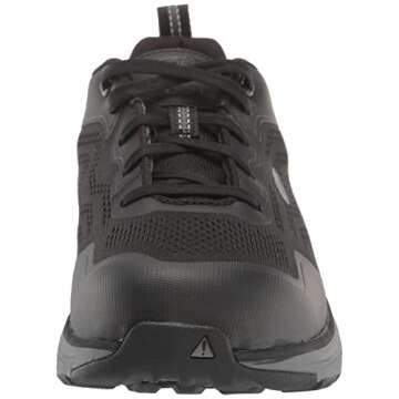 KEEN Utility Men's Sparta 2 Low Height Soft Toe ESD Industrial Work Shoes - Steel Grey/Black, 14