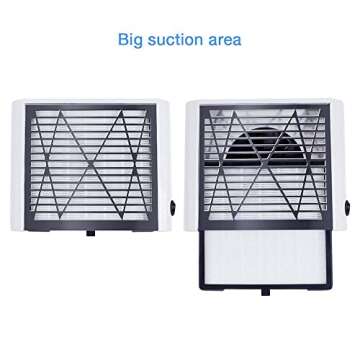 ELEVEN EVER Powerful Nail Dust Collector Nail New Upgraded Salon Expert nail Machine Vacuum Cleaner -Nail Dust Collector Nail Filter Nail Art Suction