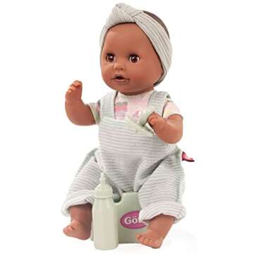 Gotz Sleepy Aquini - 13" Drink & Wet Bath Baby Girl Doll with Potty, Bottle and Pacifier