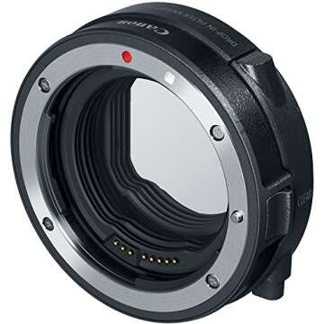 Canon Drop-in Filter Mount Adapter EF-EOS R with Circular Polarizing Filter