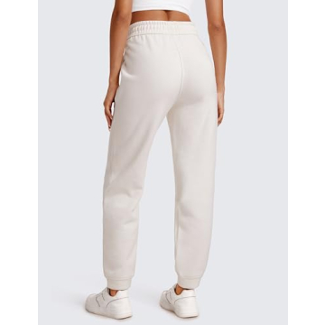 CRZ YOGA Warm Cotton Fleece Sweatpants for Women