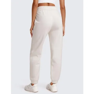 CRZ YOGA Warm Cotton Fleece Sweatpants for Women