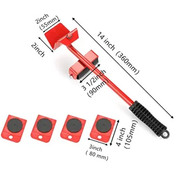 Cumulus Mr. Hercules, Sherum Mr. Hercules, Dotmalls Mr. Hercules, Heavy Duty Furniture Lifter, Furniture Lift Mover Tool Set, Roller Steel Furniture Mover for Easy Safe Moving Sofas Couch Washer