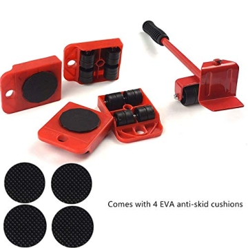 Cumulus Mr. Hercules, Sherum Mr. Hercules, Dotmalls Mr. Hercules, Heavy Duty Furniture Lifter, Furniture Lift Mover Tool Set, Roller Steel Furniture Mover for Easy Safe Moving Sofas Couch Washer