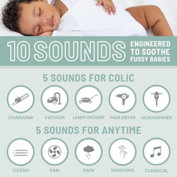 ByeByeCry Portable Sound Machine for Colic Relief