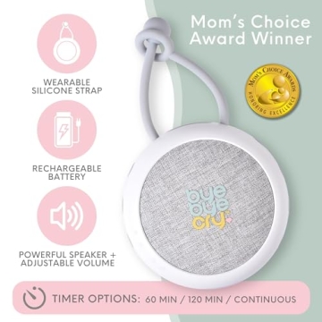 ByeByeCry Portable Sound Machine for Colic Relief