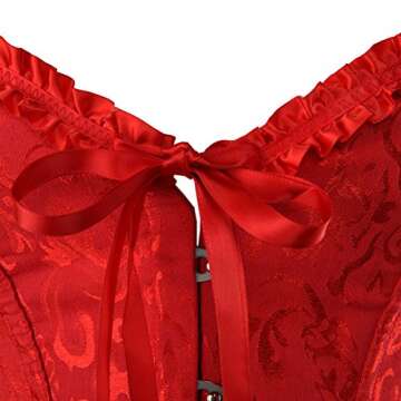 Zhitunemi Red Corset Top for Women Plus Size