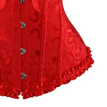 Zhitunemi Red Corset Top for Women Plus Size