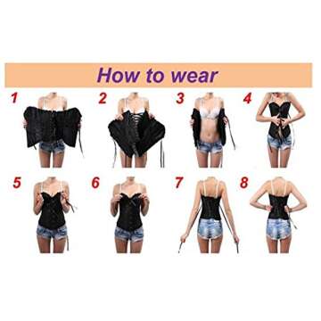 Zhitunemi Red Corset Top for Women Plus Size