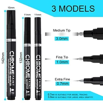Liquid Mirror Chrome Marker Paint Pen Set for Stunning Projects