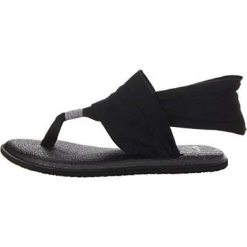 Sanuk Yoga Mat Sling 2 Sandals Black - 9