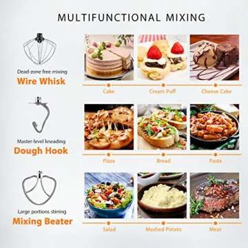 VIVOHOME 7.5 Quart Stand Mixer with 660W Motor