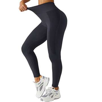 Comfortable Fishfit Women's Seamless Scrunch Leggings