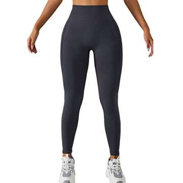 Comfortable Fishfit Women's Seamless Scrunch Leggings