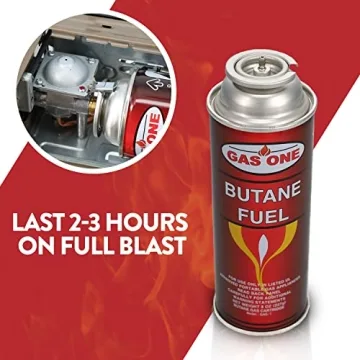 GasOne Butane Fuel Canister 12 Pack Safe Efficient Outdoor Cooking