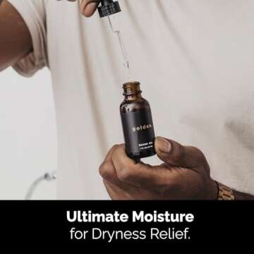 Golden Grooming Beard Oil for Men - Natural Growth Kit