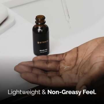 Golden Grooming Beard Oil for Men - Natural Growth Kit