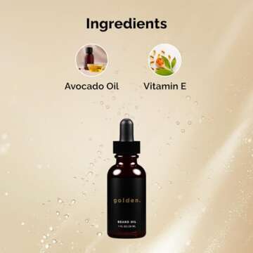 Golden Grooming Beard Oil for Men - Natural Growth Kit