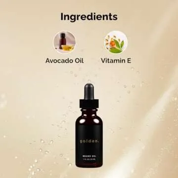 Golden Grooming Beard Oil for Men - Natural Growth Kit