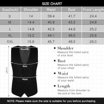 Hercicy 1920s Men's Costume Accessories Set, Gangster Vest Hat Suspenders 20s Outfit Clothing for Me...