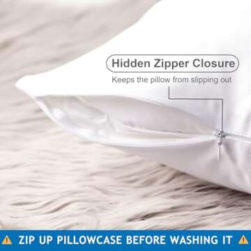 Vegan Silk - Bamboo Viscose Cooling King Size Bed Sheet Set - White - Cool & Moisture Wicking for Hot Sleepers - Ultra Soft for Restful Sleep & Luxurious Feel - Deep Pockets for Snug Fitting