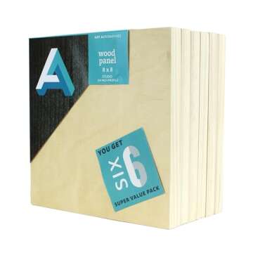 Art Alternatives Classic Wood Panel Value Pack - Perfect for All Your Creative Projects!