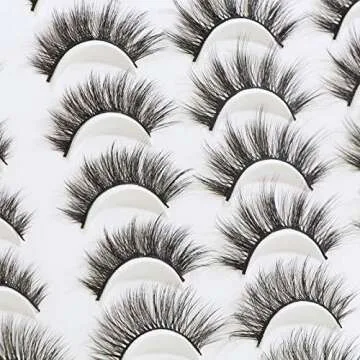 MAANGE Faux Mink Lashes - 20 Pairs Reusable 3D Set