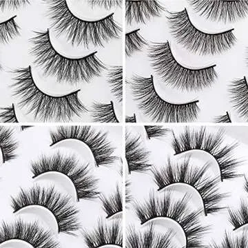MAANGE Faux Mink Lashes - 20 Pairs Reusable 3D Set