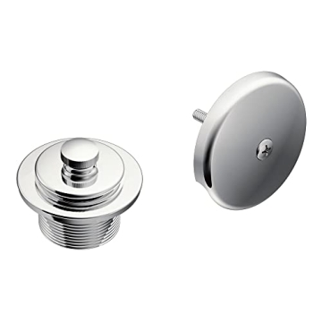 Moen Chrome Push-N-Lock Tub Drain Kit for Stylish Bathrooms