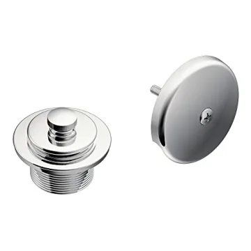 Moen Chrome Push-N-Lock Tub Drain Kit for Stylish Bathrooms