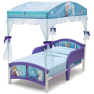 Delta Children Canopy Toddler Bed, Disney Frozen