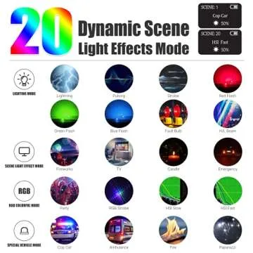 ULANZI RGB Video Light, R70 LED Camera Light Panel Built-in 5000mAh Rechargeable Battery, CRI≥95 2700-8500K Dimmable Photography Lighting 360 Full Color 20 Light Effects Support Magnetic Attraction