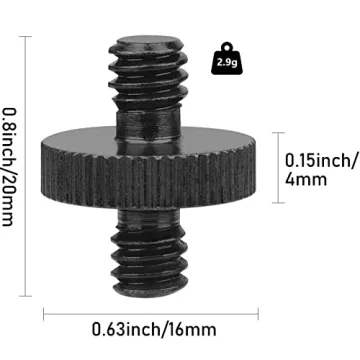 Durable 1/4" Tripod Screw Adapter for Cameras & Lights