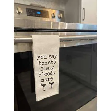 You Say Tomato I Say Bloody Mary Tea Towel