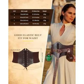 Medieval Costume Accessories Set for Halloween & Cosplay